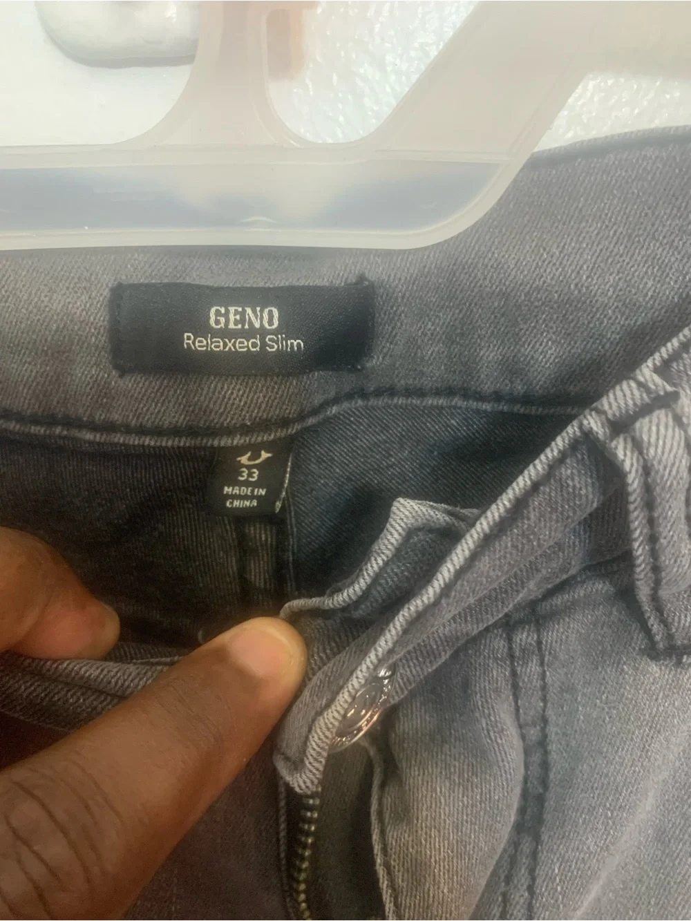 True Religion Men’s Gray Slim Jeans
